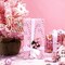 Reversible Christmas Wrapping Paper - Jumbo Roll - Santa Claus & Candy Cane with Metallic Foil in Pink - 24 inches x 100 Feet (200 sq.ft.)